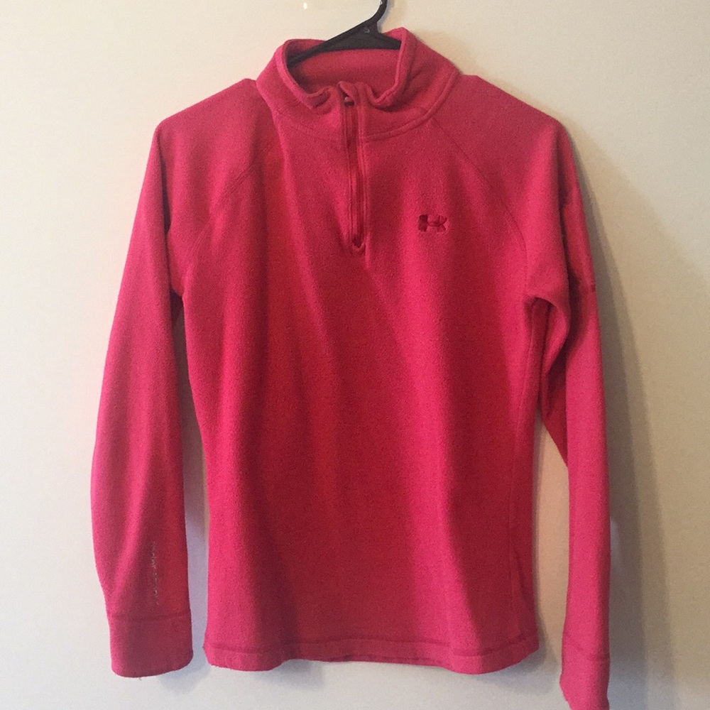 Under Armour Women’s Pink Med Quarter Zip Fleece